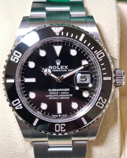 No Reserve - Rolex Submariner Date 41MM Black Dial Oyster Bracelet (126610LN)