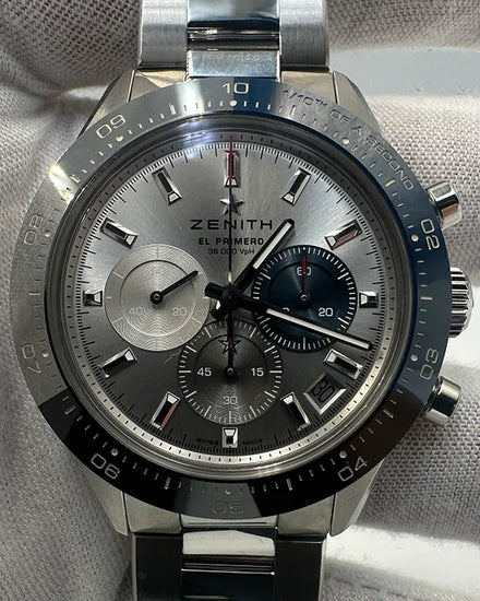 2022 Zenith Chronomaster Sport 41MM Silver Dial Steel Bracelet (03.3103.3600/69.M3100)