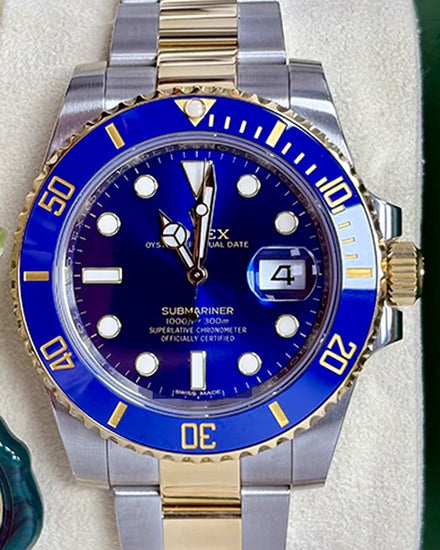 2019 Rolex Submariner Date "Bluesy" 40MM Blue Dial Two-Tone Oyster Bracelet (116613LB)