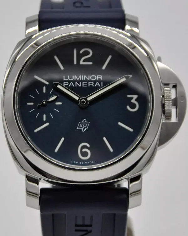 2021 Panerai Luminor Blu Mare 44MM Blue Dial Rubber Strap (PAM01085)