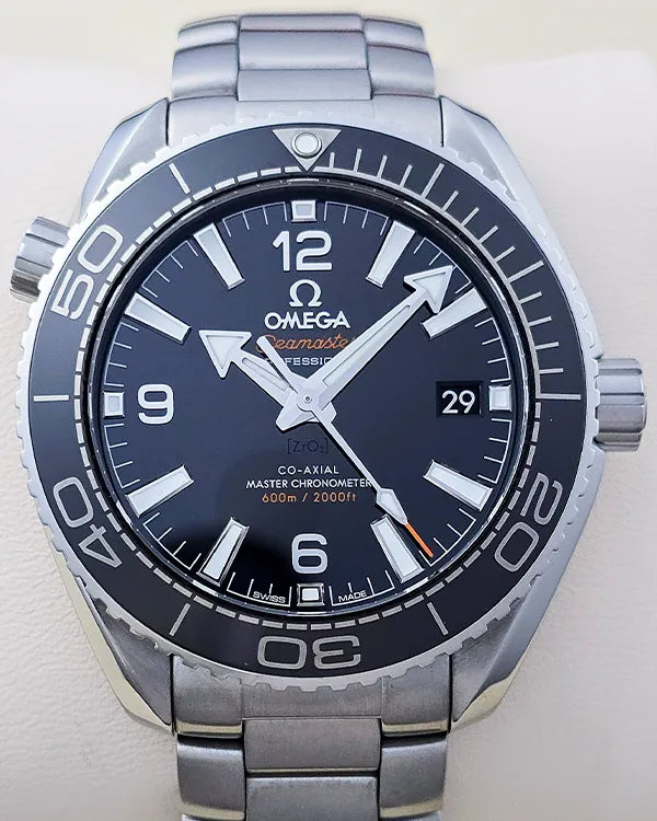No Reserve - 2024 Omega Seamaster Planet Ocean 600M 39.5MM Black Dial Steel Bracelet (215.30.40.20.01.001)