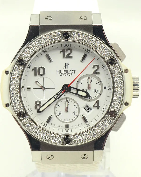 Hublot Big Bang 44MM White Dial Rubber Strap (301.SE.230.RW.114)