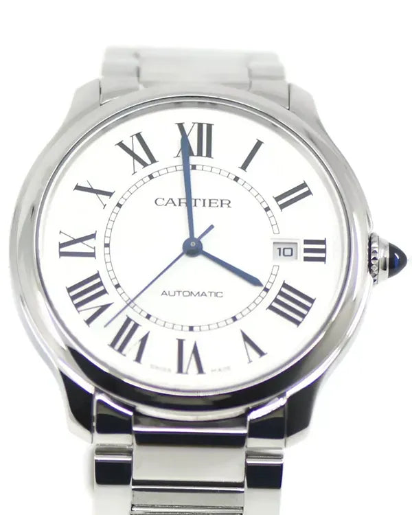 2022 Cartier Ronde De Cartier Croisière 40MM White Dial Steel Bracelet (WSRN0035)