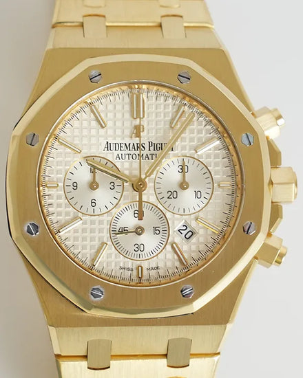 Audemars Piguet Royal Oak 41MM Silver Dial Yellow Gold Bracelet (26320BA.OO.1220BA.01)