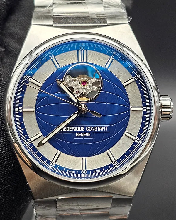 No Reserve - Frederique Constant Highlife "Japan Exclusive" L.E. 41MM Blue Dial Steel Bracelet (FC-310NS4NH6B)