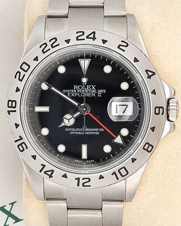 2006 Rolex Explorer II 40MM Black Dial Oyster Bracelet (16570)