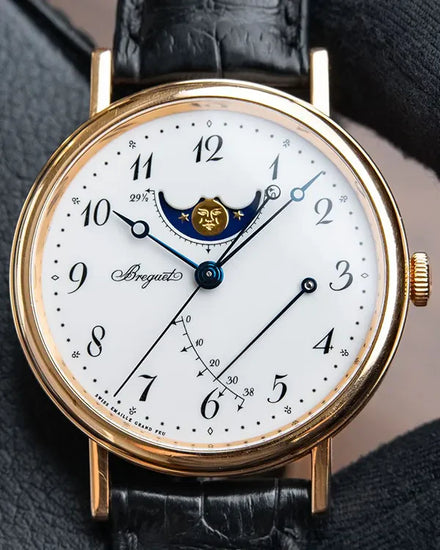 2014 Breguet Classique 39MM White Dial Aftermarket Leather Strap (7787BR/29/9V6)
