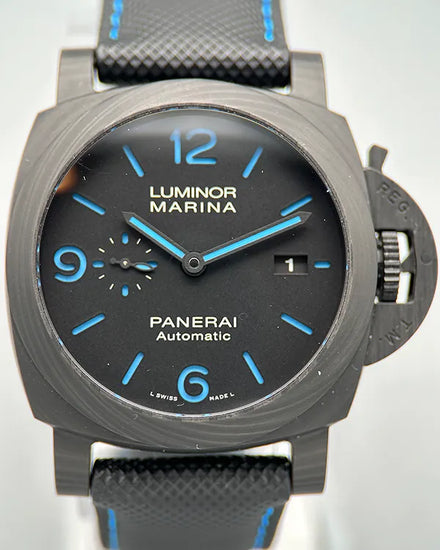 2020 Panerai Luminor Marina 44MM Black Dial Textile Strap (PAM01661)