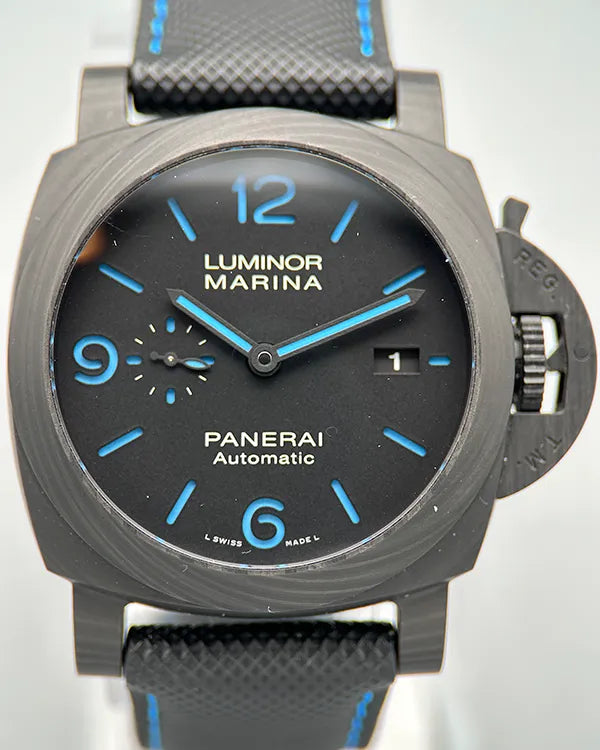 2020 Panerai Luminor Marina 44MM Black Dial Textile Strap (PAM01661)