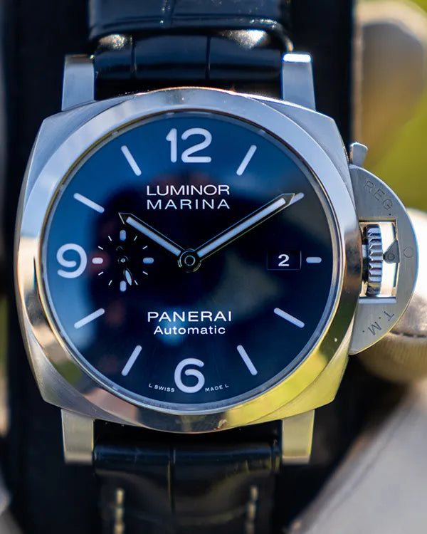 2020 Panerai Luminor Marina 44MM Blue Dial Leather Strap (PAM01313)