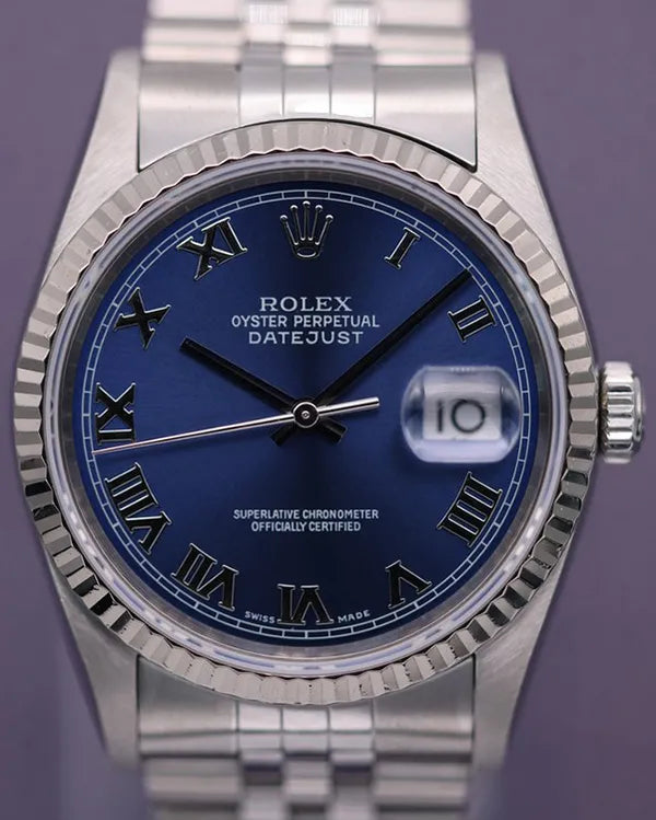 Rolex Datejust 36MM Blue Dial Jubilee Bracelet (16234)