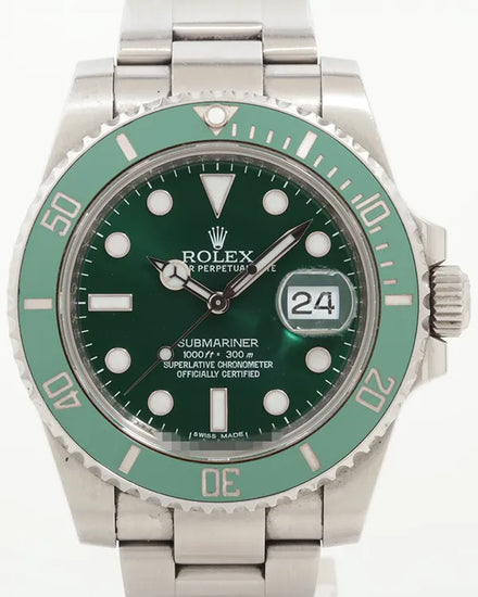 Rolex Submariner Date “Hulk” 40MM Green Dial Oyster Bracelet (116610LV)