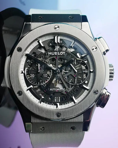 2017 Hublot Classic Fusion Japanese S.E. 45MM Skeleton Dial Rubber Strap (525.NE.0127.VR.JPN17)