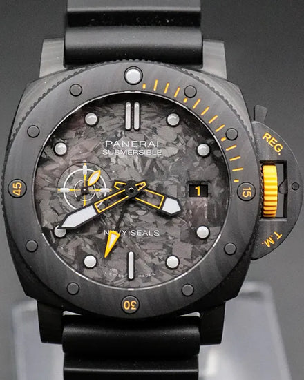 2023 Panerai Submersible "Navy SEALs" L.E. 44MM Grey Dial Rubber Strap (PAM01324)