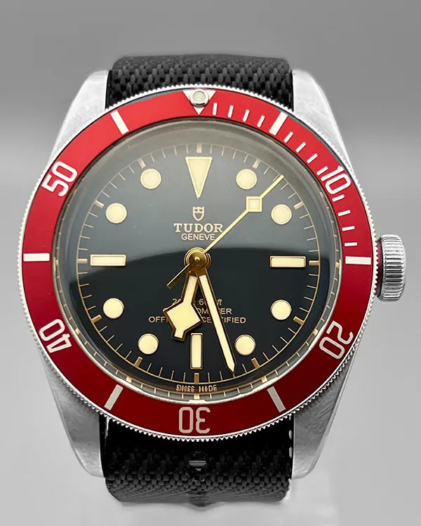 No Reserve - 2021 Tudor Black Bay 41MM Black Dial Textile Strap (79230R)