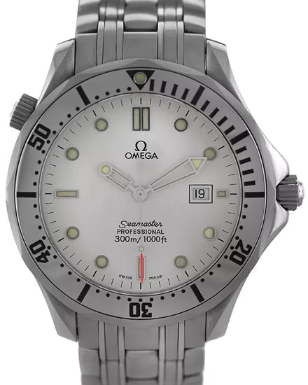 2005 Omega Seamaster Quartz Professional Diver 39.3MM White Dial Steel Bracelet (2542.20.00)