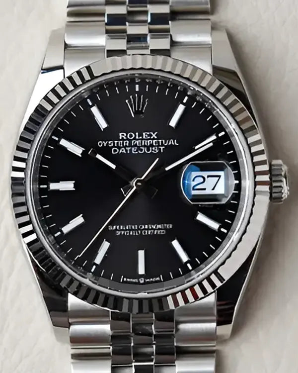 2024 Rolex Datejust 36MM Black Dial Jubilee Bracelet (126234)