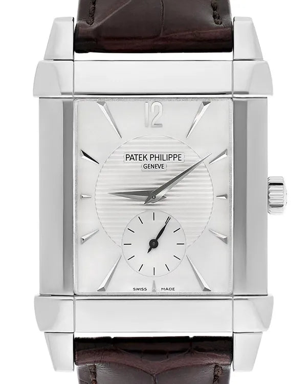 Patek Philippe Gondolo 32MM Silver Dial Leather Strap (5111G)