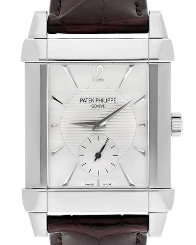 Patek Philippe Gondolo 32MM Silver Dial Leather Strap (5111G)