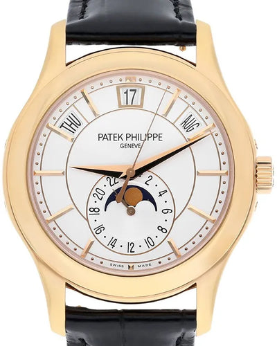 2014 Patek Philippe Complications 40MM White Dial Leather Strap (5205R)