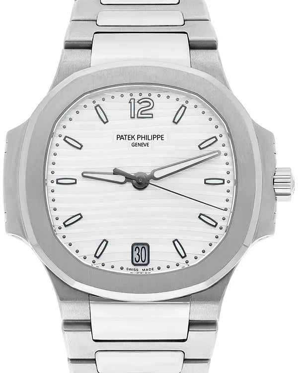 2018 Patek Philippe Nautilus 35.2MM White Dial Steel Bracelet (7118/1A-010)