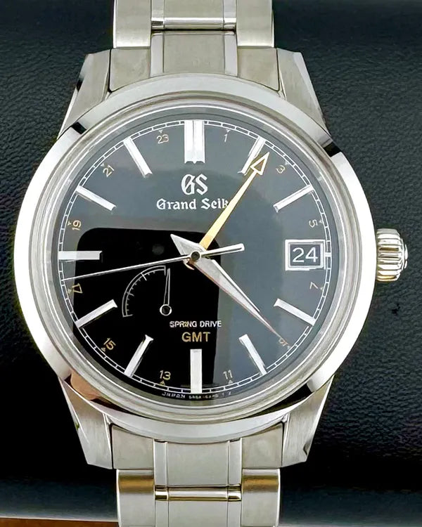 No Reserve - 2024 Grand Seiko Elegance Collection "Autumn Kanro" 40.2MM Black Dial Steel Bracelet (SBGE271)