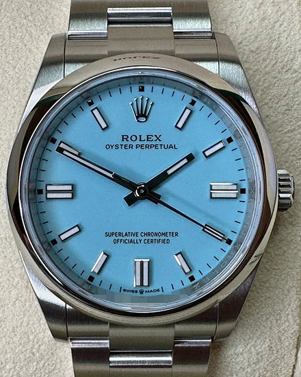 2024 Rolex Oyster Perpetual 36MM Tiffany Blue Dial Oyster Bracelet (126000)