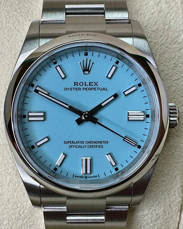 2024 Rolex Oyster Perpetual 36MM Tiffany Blue Dial Oyster Bracelet (126000)
