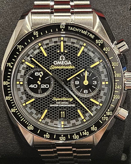 2023 Omega Speedmaster Super Racing 44.25MM Black Dial Steel Bracelet (329.30.44.51.01.003)