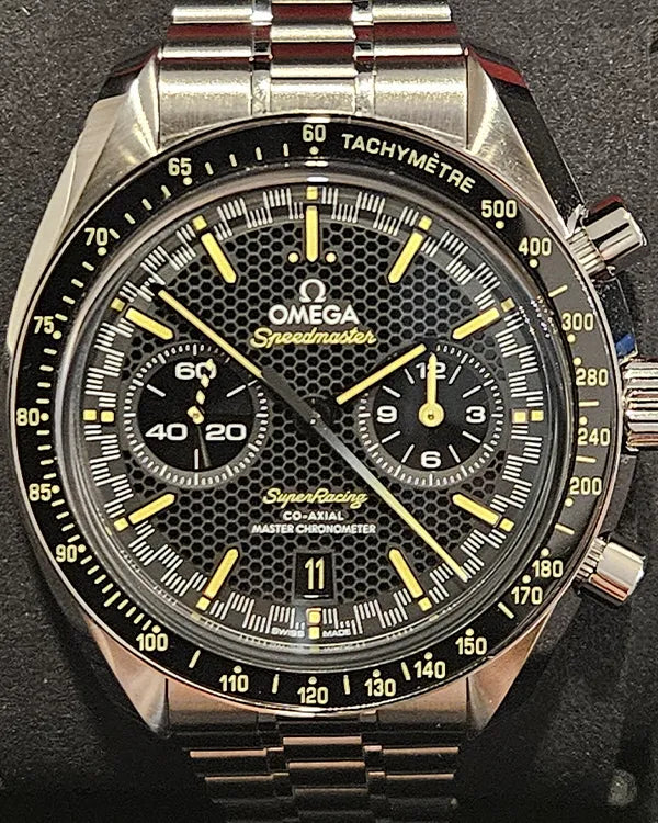 2023 Omega Speedmaster Super Racing 44.25MM Black Dial Steel Bracelet (329.30.44.51.01.003)
