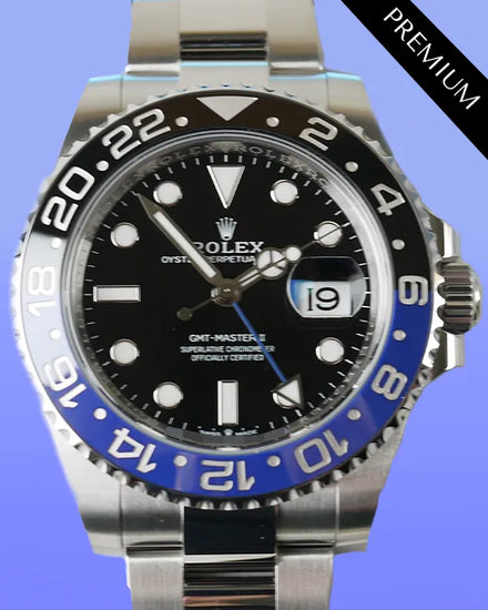 2024 Rolex GMT-Master II "Batman" 40MM Black Dial Oyster Bracelet (126710BLNR)