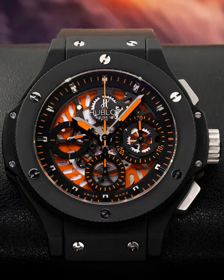 Hublot Big Bang Aero Bang L.E. 44MM Skeleton Dial Rubber Strap (310.CI.1190.RX.AB010)