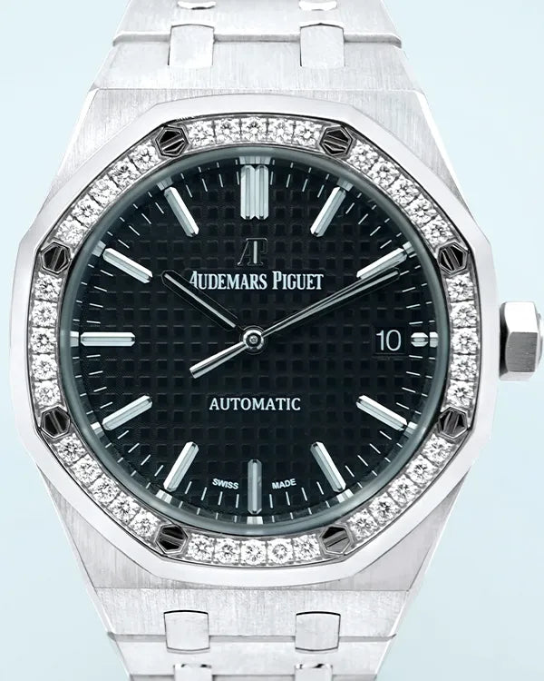 2014 Audemars Piguet Royal Oak 37MM Black Dial Steel Bracelet (15451ST.ZZ.1256ST.01)