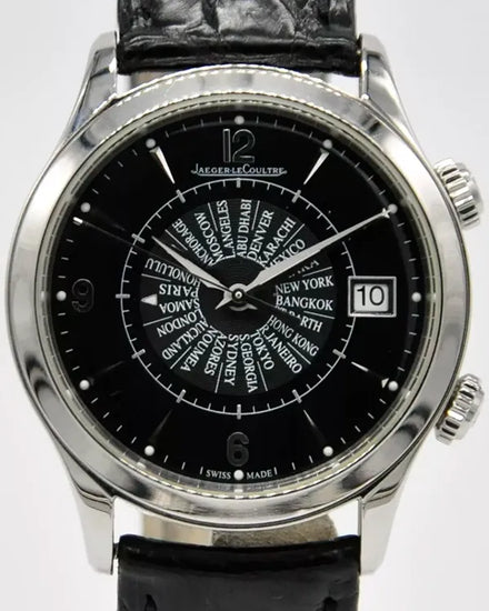 Jaeger-LeCoultre Master Memovox L.E. 40MM Black Dial Leather Strap (Q1418471)