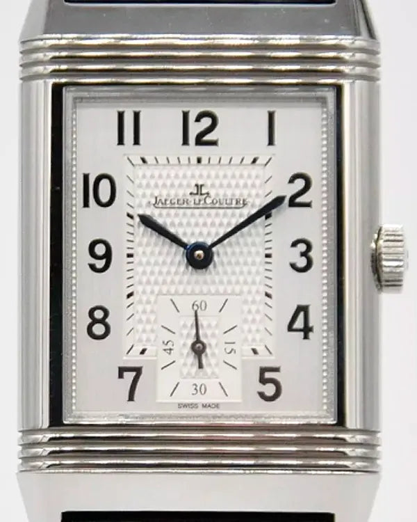 2018 Jaeger-LeCoultre Reverso Classique 42.9MM Silver Dial Leather Strap (Q2438520)