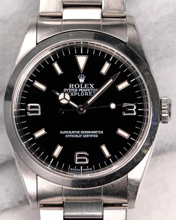 Rolex Explorer 36MM Black Dial Oyster Bracelet (14270)