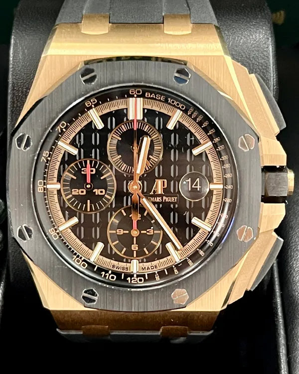 2017 Audemars Piguet Royal Oak Offshore Chronograph 44MM Black Dial Rubber Strap (26401RO.OO.A002CA.02)