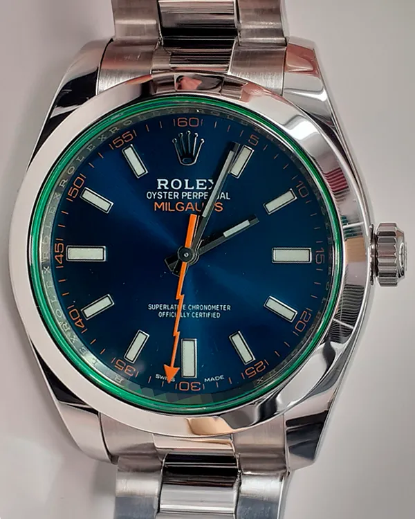 2024 Rolex Milgauss 40MM Blue Dial Oyster Bracelet (116400GV)