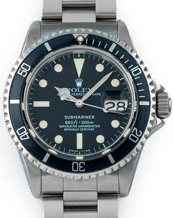 Rolex Submariner Date 40MM Black Dial Oyster Bracelet (1680)