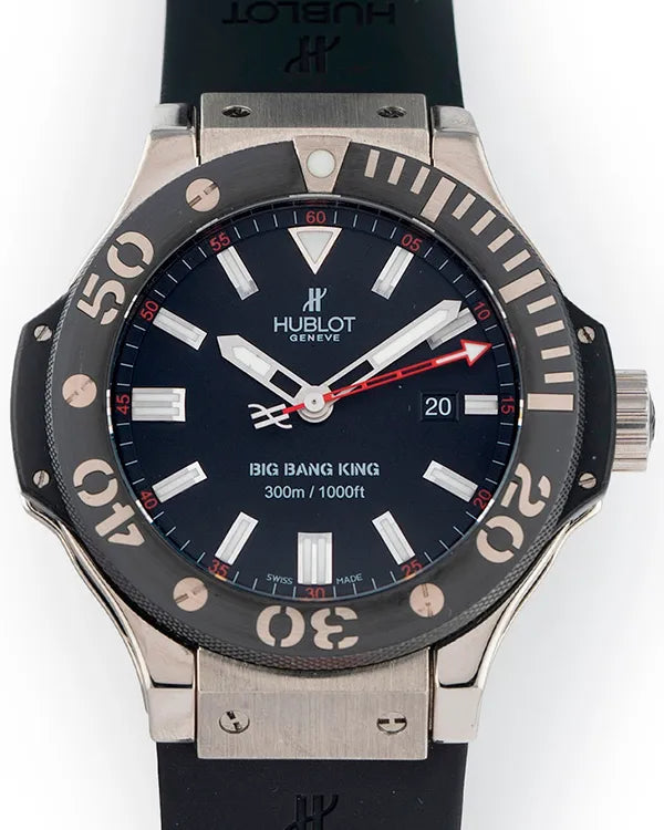 Hublot Big Bang King 48MM Black Dial Rubber Strap (322.LM.100.RX)