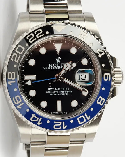 2014 Rolex GMT-Master II "Batman" 40MM Black Dial Oyster Bracelet (116710BLNR)