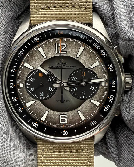 2024 Jaeger-LeCoultre Polaris Chronograph 42MM Grey Dial Textile Strap (Q902843J)