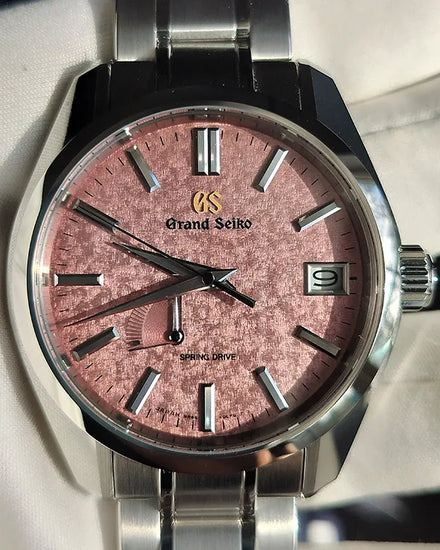 2024 Grand Seiko Heritage Collection L.E. 40MM Pink Dial Steel Bracelet (SBGA509G)
