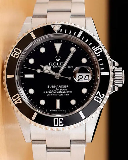 2006 (Z Serial) Rolex Submariner Date 40MM Black Dial Oyster Bracelet (16610T)