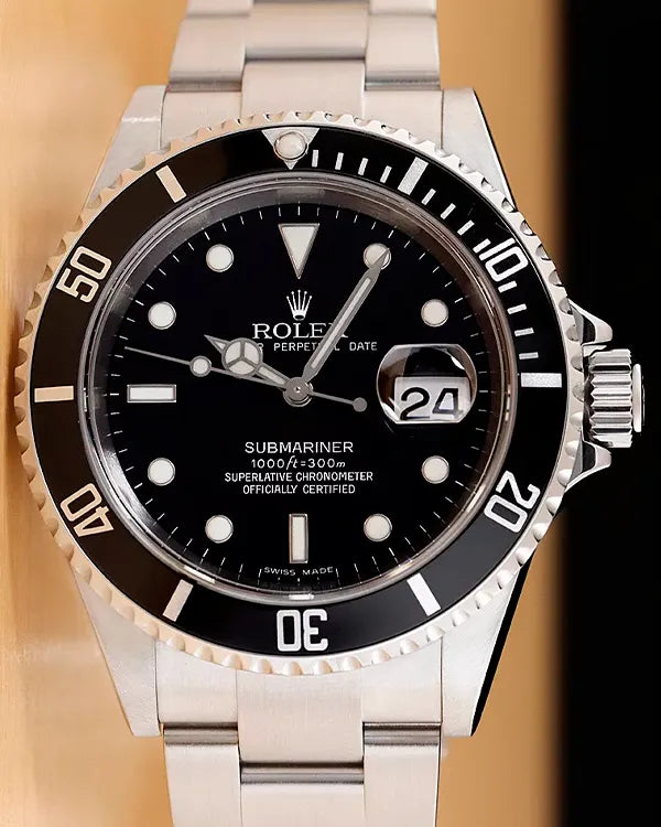 2006 (Z Serial) Rolex Submariner Date 40MM Black Dial Oyster Bracelet (16610T)