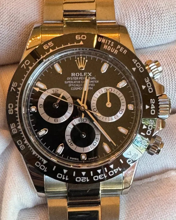 Rolex Cosmograph Daytona 40MM Black Dial Oyster Bracelet (116500LN)