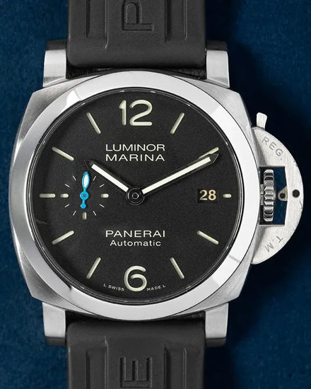 2023 Panerai Luminor 1950 Quaranta 40MM Black Dial Rubber Strap (PAM01372)