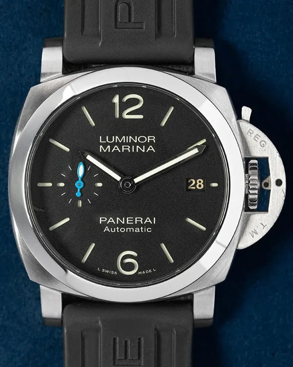 2023 Panerai Luminor 1950 Quaranta 40MM Black Dial Rubber Strap (PAM01372)