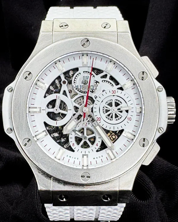 2014 Hublot Big Bang Aero Bang "Switzerland & Japan" L.E. 44MM Skeleton Dial Rubber Strap (311.SE.2113.VR.JDR14)