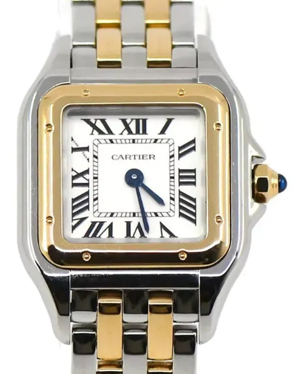 2023 Cartier Panthère De Cartier 22MM Quartz Silver Dial Two-Tone Bracelet (W2PN0006)